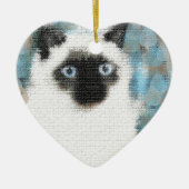 Siamese Keramisch Ornament (Voorkant)