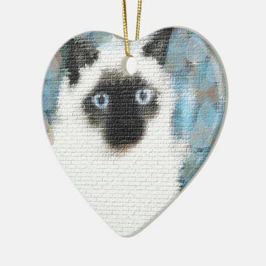 Siamese Keramisch Ornament (Links)