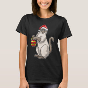 Siamese kerstbal t-shirt