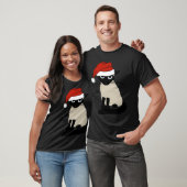Siamese Kerstman Grappige Kerst Kitty Kat T-shirt (Unisex)
