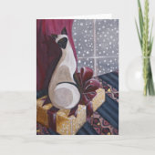 Siamese Kerstmis Feestdagen Kaart (Voorkant)