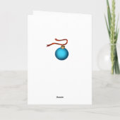 Siamese Kitten Kaart voor kerstmis (Achterkant)