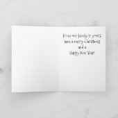 Siamese Kitten Kaart voor kerstmis (Binnen)