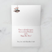 Siamese Kitten Kaart voor kerstmis (Binnen)