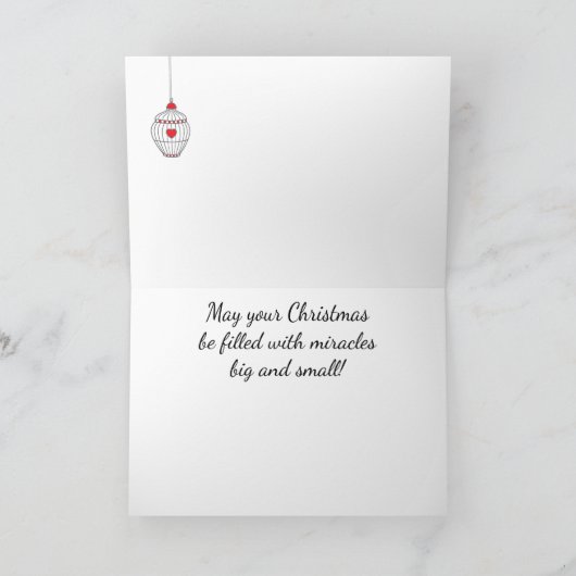 Siamese Kitten Kaart voor kerstmis (Binnen)