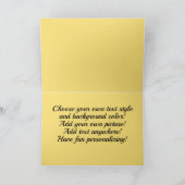 Siamese Kitten Kat Cute Aanpasbare Kaart (Binnen)