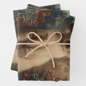 Siamese Kitten Kerst Decoupage Inpakpapier Vel (In situ)