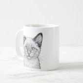 Siamese Kitten Koffiemok (Voorkant links)