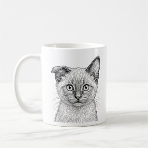 Siamese Kitten Koffiemok