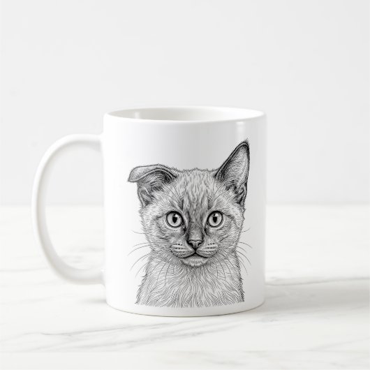 Siamese Kitten Koffiemok (Links)