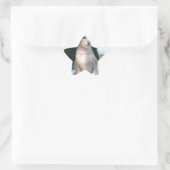 Siamese Kitten op tafel Ster Sticker (Tas)