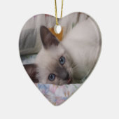 Siamese Kitten Ornament (Links)