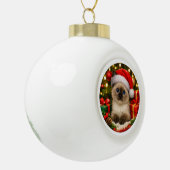 Siamese Kittens Kerst Ornament (Links)
