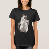 Siamese koffiebeker t-shirt (Voorkant)