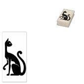 siamese kunstzegel rubberstempel (Gestempeld)