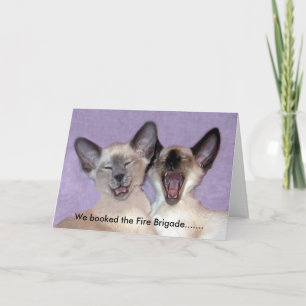 Siamese Lachen Kaart