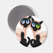 Siamese Love Magneet (Voorkant / Achterkant)