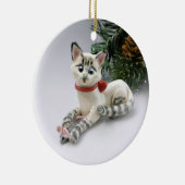 Siamese Lynx Point Cat-Ornament Keramisch Ornament (Rechts)