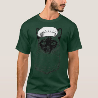 Siamese Meezer Mese Kat Kok Chef Grappig Koken T-shirt