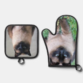 Siamese Ovenwant & Pannenlap Set (Voorkant)