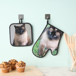 Siamese Ovenwant & Pannenlap Set