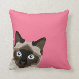 Siamese Peking Cat Pillow - Funny cat pillow Kussen