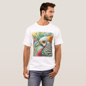 Siamese Pheasant 230824AREF115 - Watercolor T-shirt (Voorkant volledig)