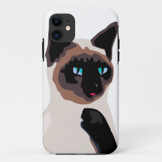siamese poes Case-Mate iPhone case