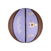 Siamese Rat met Birthday Cake Custom Basketbal (Verticaal)