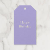 Siamese Rat met Birthday Cake Custom Cadeaulabels (Achterkant)