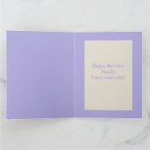 Siamese Rat met Birthday Cake Custom Kaart (Binnen)