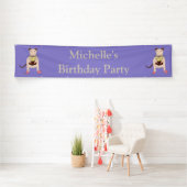 Siamese Rat met Birthday Cake Custom Spandoek (Insitu)