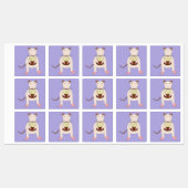 Siamese Rat met Birthday Cake Labels (Vel)