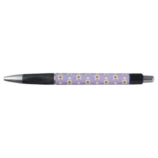 Siamese Rat met Birthday Cake Patterned Pen (Voorkant)