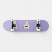 Siamese Rat met Birthday Cake Persoonlijk Skateboard (Horizontaal)
