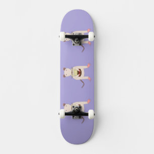 Siamese Rat met Birthday Cake Persoonlijk Skateboard