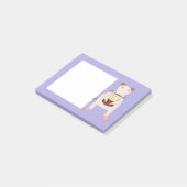 Siamese Rat met Birthday Cake Post-it® Notes (Schuin)