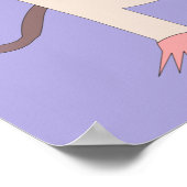 Siamese Rat met Birthday Cake Poster (Hoek)