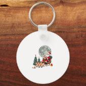 Siamese Reindeer Christmas Siamese Cat Lover Gifts Sleutelhanger (Voorkant)