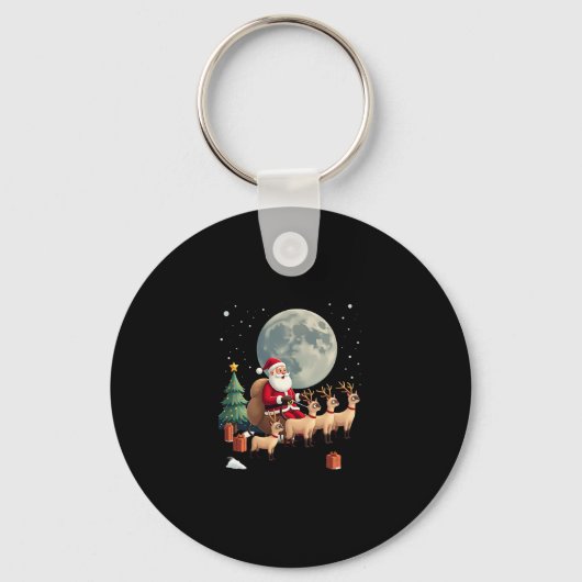 Siamese Reindeer Christmas Siamese Cat Lover Gifts Sleutelhanger (Voorkant)
