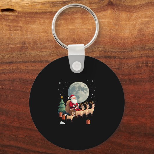 Siamese Reindeer Christmas Siamese Cat Lover Gifts Sleutelhanger (Voorkant)