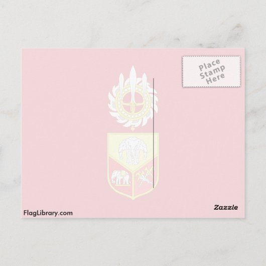 Siamese Royal Family, Thailand Briefkaart (Achterkant)