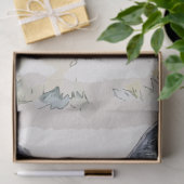 Siamese Shorthair Cat Waterverf Sketch Tissuepapier (Geschenk)