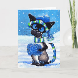 Siamese Sneeuw Kaart