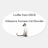 Siamese Sticker (Voorkant)