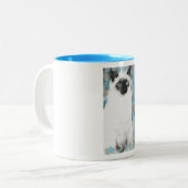 Siamese Tweekleurige Koffiemok (Voorkant links)
