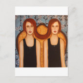 siamese tweeling briefkaart (Voorkant)