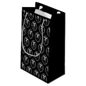 Siamese tweeling skelet Gothic Klein Cadeauzakje (Achterkant Gekanteld)