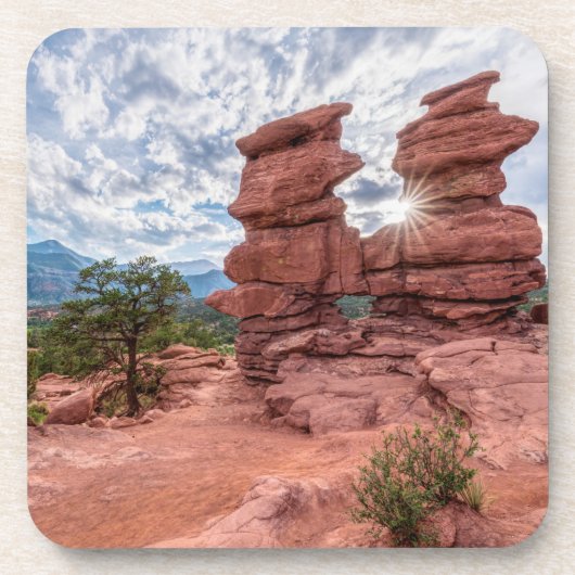 Siamese Twins Colorado Sunburst Bier Onderzetter (Voorkant)