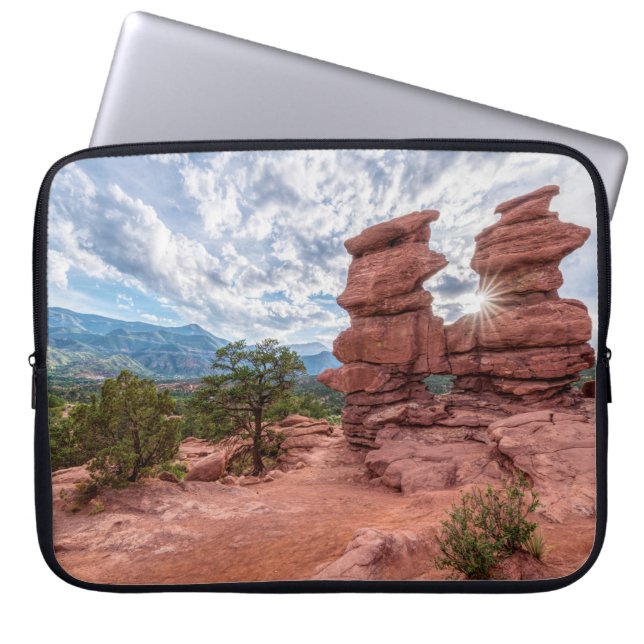 Siamese Twins Colorado Sunburst Laptop Sleeve (Voorkant)